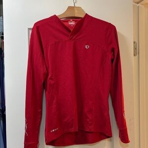 Pearl Izumi Crimson V-Neck Cycling Top